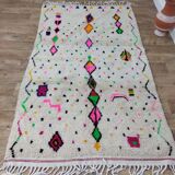 Handmade wool Berber rug 247 X 140 CM