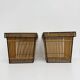 Set of 2 storage baskets by Dirk van Sliedregt for Rohé, Netherlands 1960s