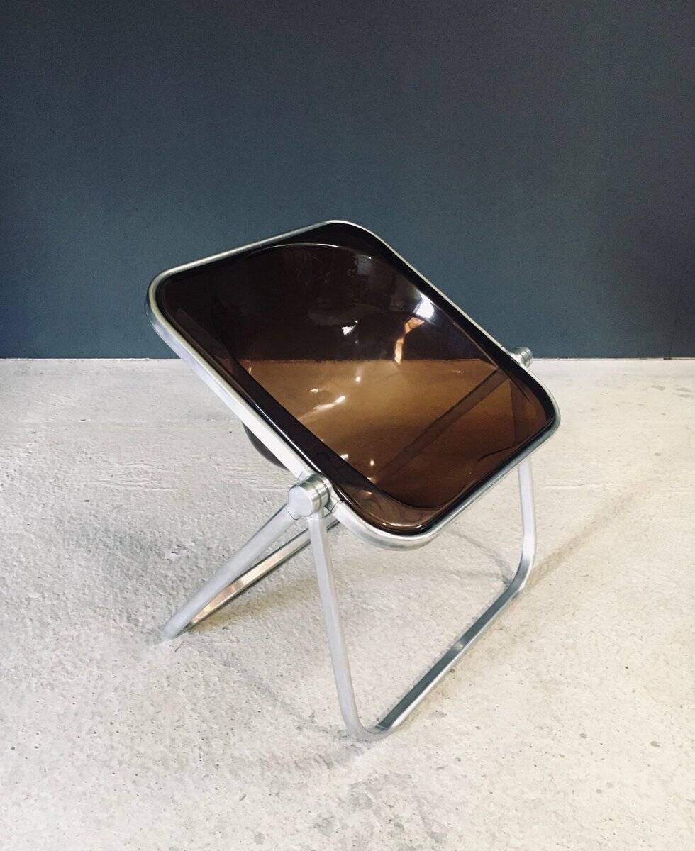 Mid-Century Modern Plona Chair by Giancarlo Piretti for Castelli, Italy, 1970s