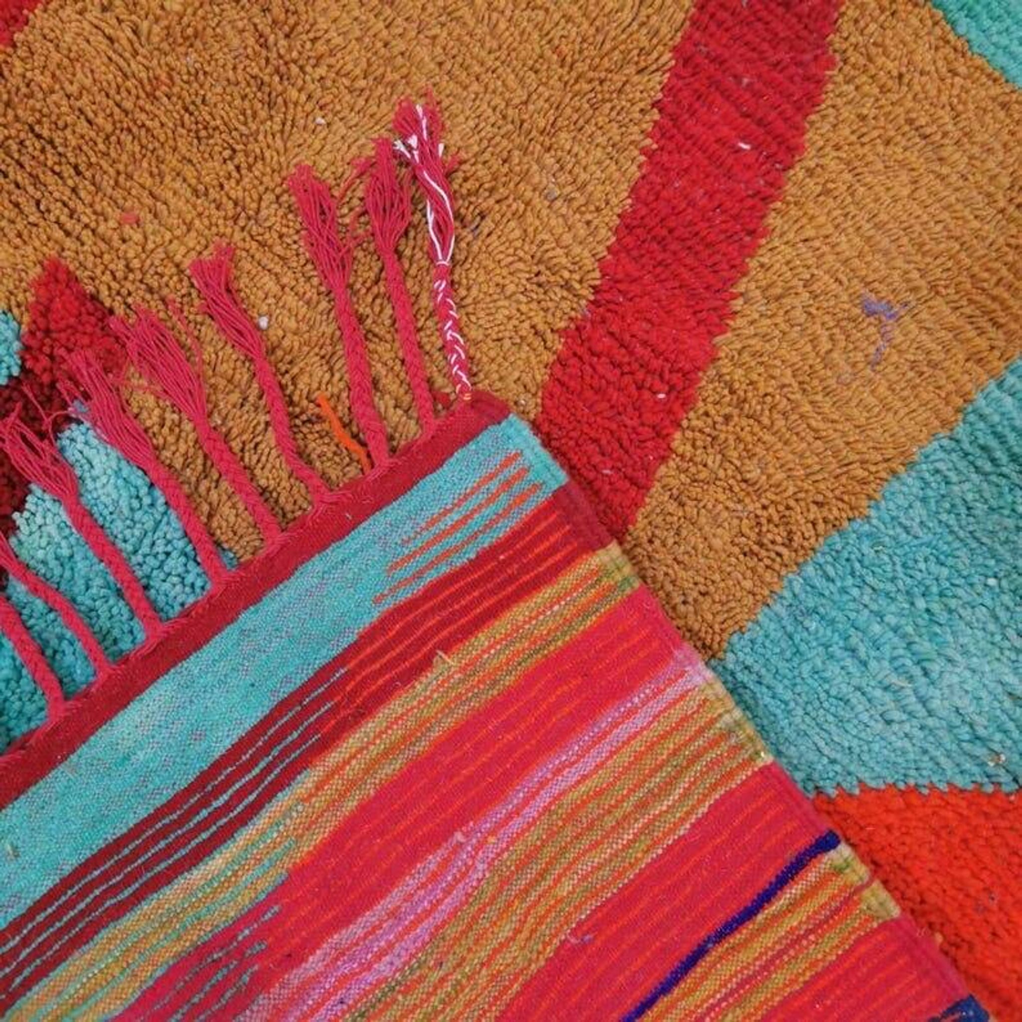 Tapis berbere en laine pure fait main