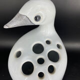 Duck vase by Jacques Molin Faïencerie de Charolles circa 1970