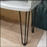 Art Deco console in oak