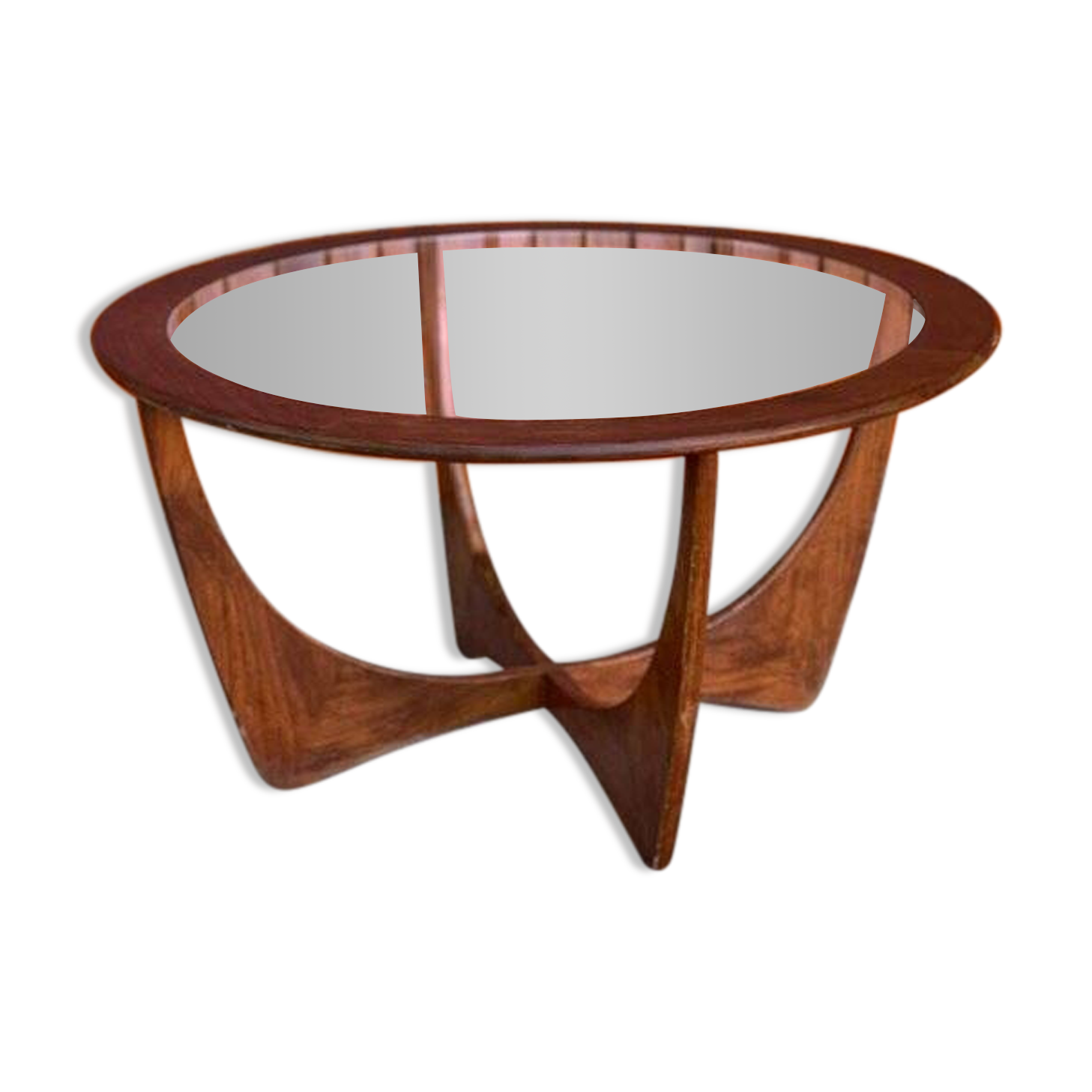 Mid-century modern teak and glass coffee table by Victor Wilkins for G-Plan, 1960s
