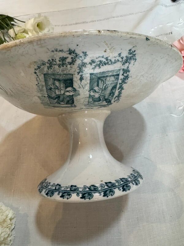 Ironstone compote dish