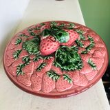Plat à tarte en barbotine