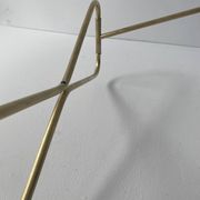 ANTIQUE BRASS AND PRISMATIC GLASS PENDANT LAMP XXL