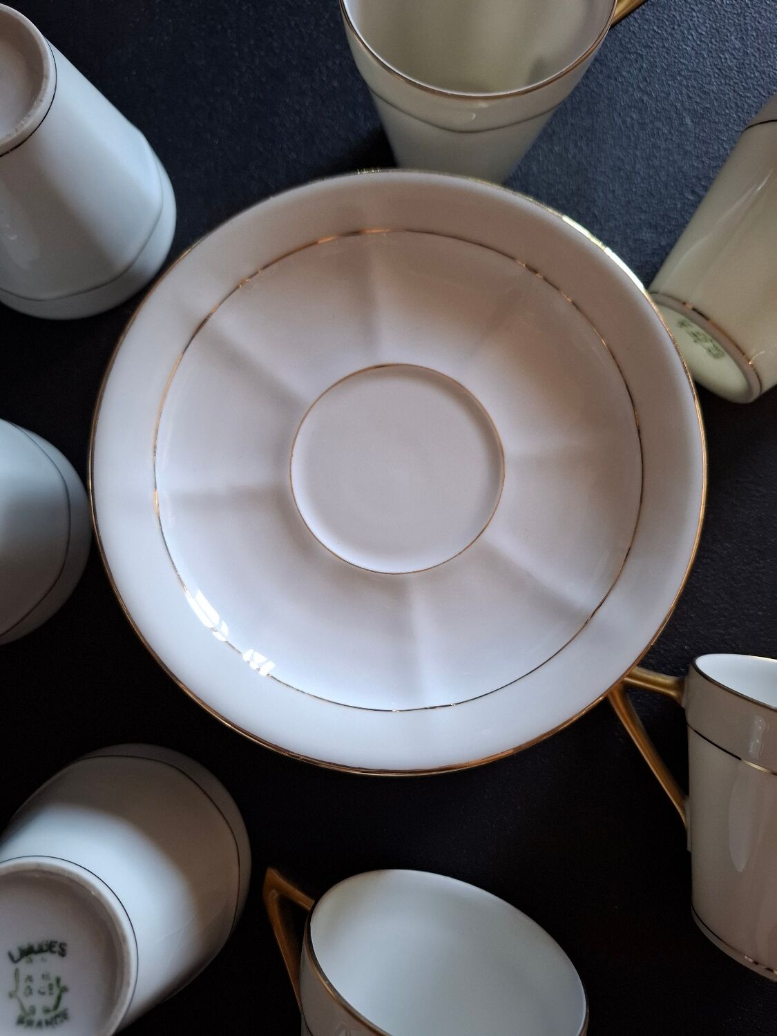 Fine Limoges porcelain coffee service