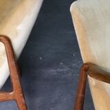 Chair of the 50s/60s vintage Recliner system