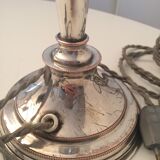Old lamp silver metal