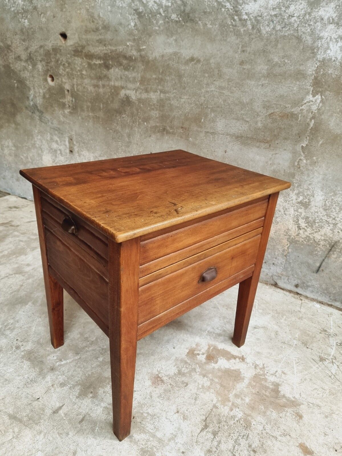 Antique work table side table or kitchen island