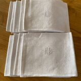 9 RC monogram napkins