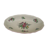 Lunéville earthenware ravine KG pattern pink flowers L 27 cm