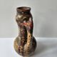 Kabyle Algerian pottery oil jar with polychrome geometric decorations