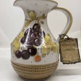 Pitcher decorated with grapes Fratelli Fanciullaci