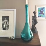 Large blown glass bottle