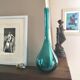 Large blown glass bottle