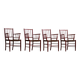 Bjørn Wiinblad, ensemble de 4 chaises, Nässjö Stolefabrik, Moderne Scandinave du milieu du siècle, années 1950