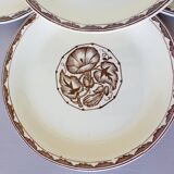 4 assiettes dessert de Sarreguemines modèle Argonne 210706