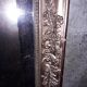 Golden mirror from period restoration