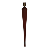 Scandinavian diabolo teak floor lamp
