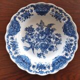 12 assiettes creuses anglaises Ridgway "Windsor" bleu