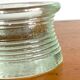 Vintage glass paperweight tray
