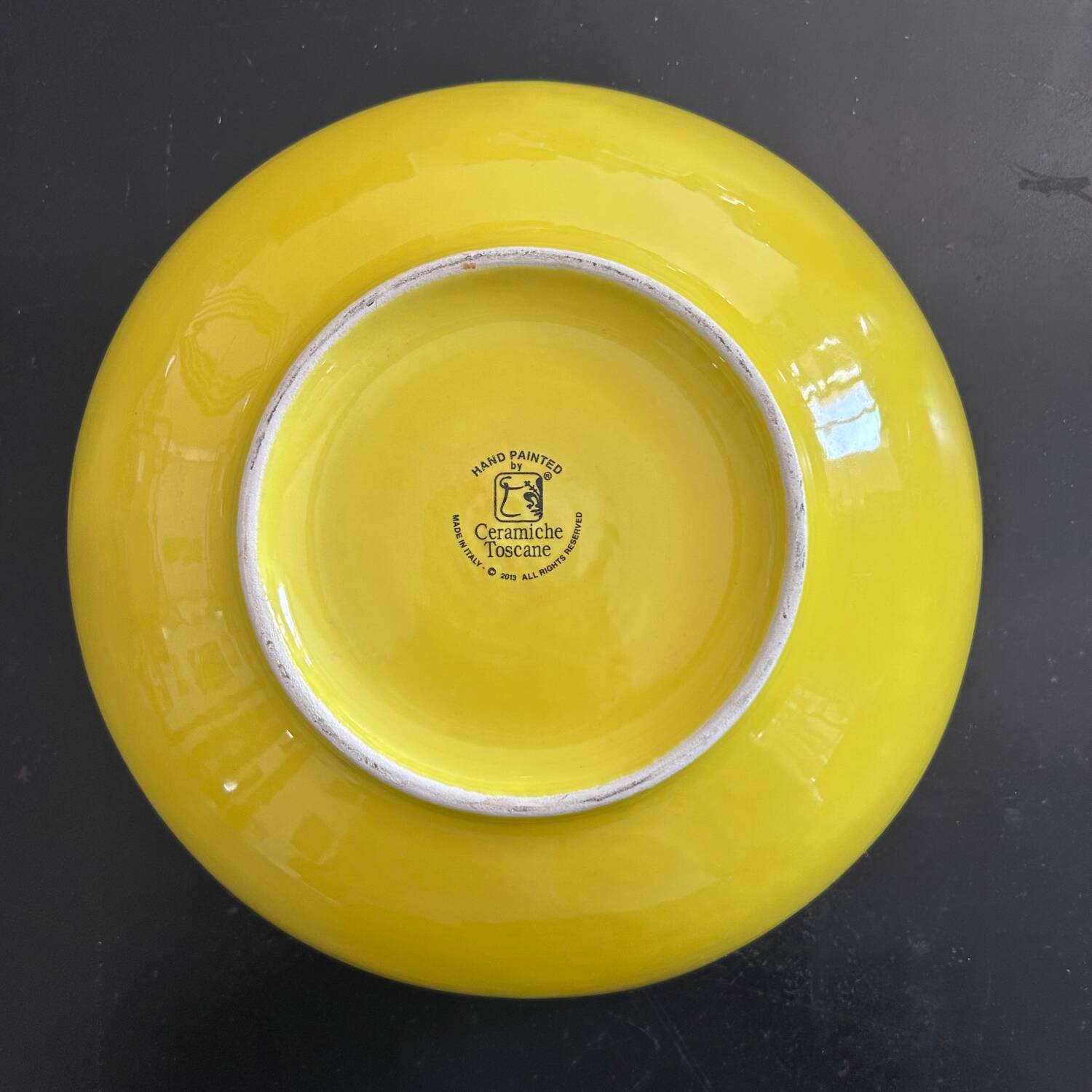 Large salad bowl, Ceramiche Tuscany