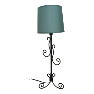 lampe tripode fer forgé