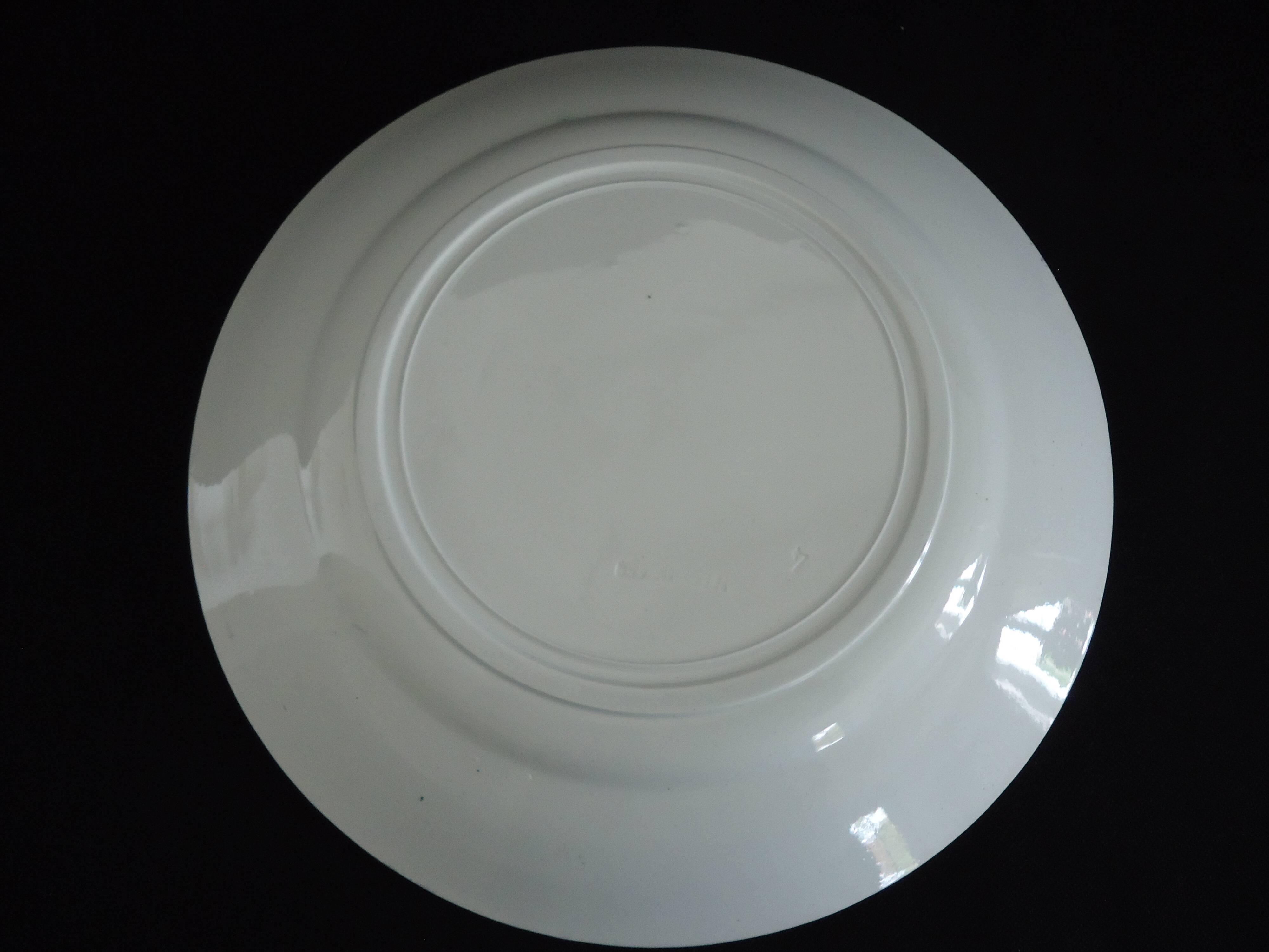 Serving dish in iron earth, saint amand société l’amandinoise, anémone