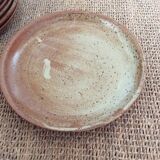 9 stoneware flat plates