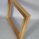 Frame hollow edges gilded wood gold leaf 39x29 cm, foliage 30x20 cm SB