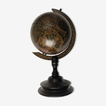 Wooden floor globe