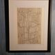 Tableau Vintage Art Optique - Victor Vasarely - Frame 40x40cm