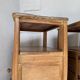 Pair of oak bedside tables 1950