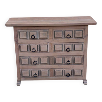 Renovated Spanish commode in solid wood Navarro Argudo