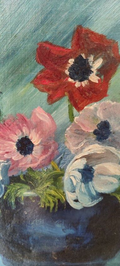 Painting on canvas by H. Fretin-Lunel