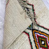 Handcrafted Moroccan Berber carpet 146 X 80 CM