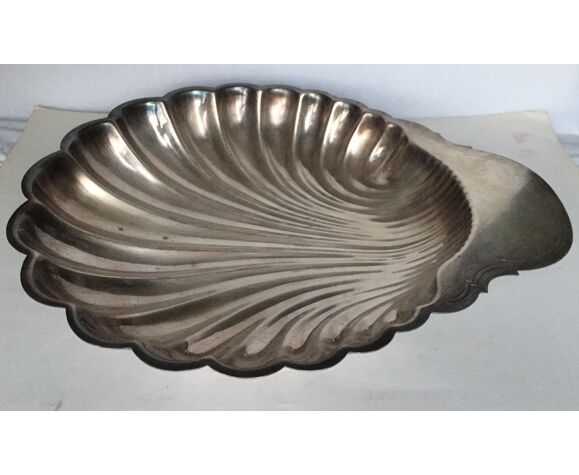 Plate Silver Metal Shell Selency Plate Silver Metal Shell Selency