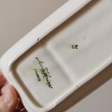 Vintage comb holder Sarreguemines