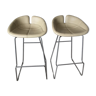 Pair of Moroso Fjord stools by Patricia Urquiola