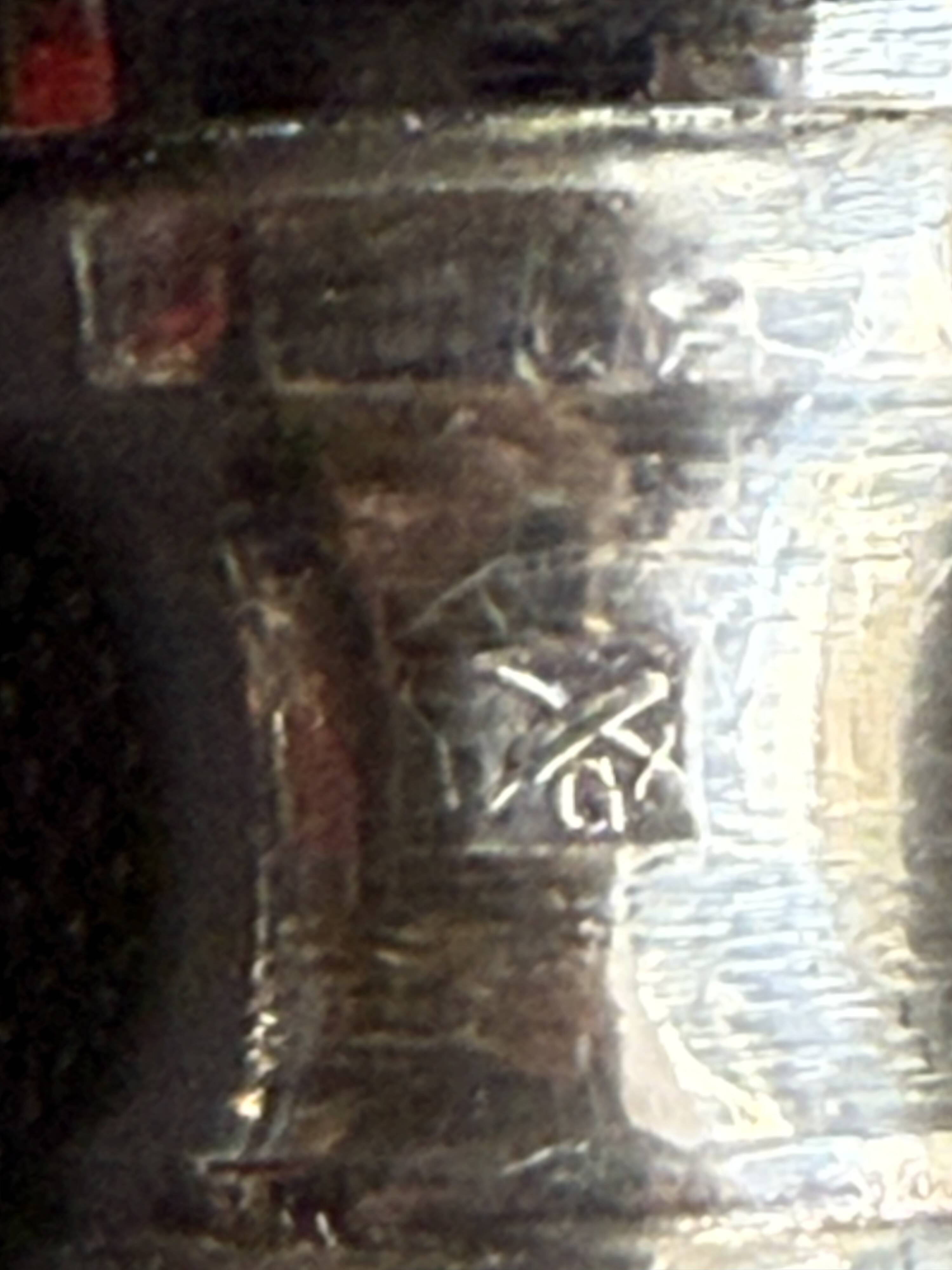 Box of 12 dessert knives – Silver-plated metal and stainless steel