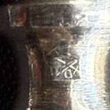 Box of 12 dessert knives – Silver-plated metal and stainless steel