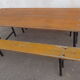 Brewery folding table & 2 benches