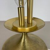 Large Hollywood Regency brass globe table lamp, Italy 1970s