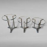 Table d'appoint T37 de Peter Ghyczy, set de 3