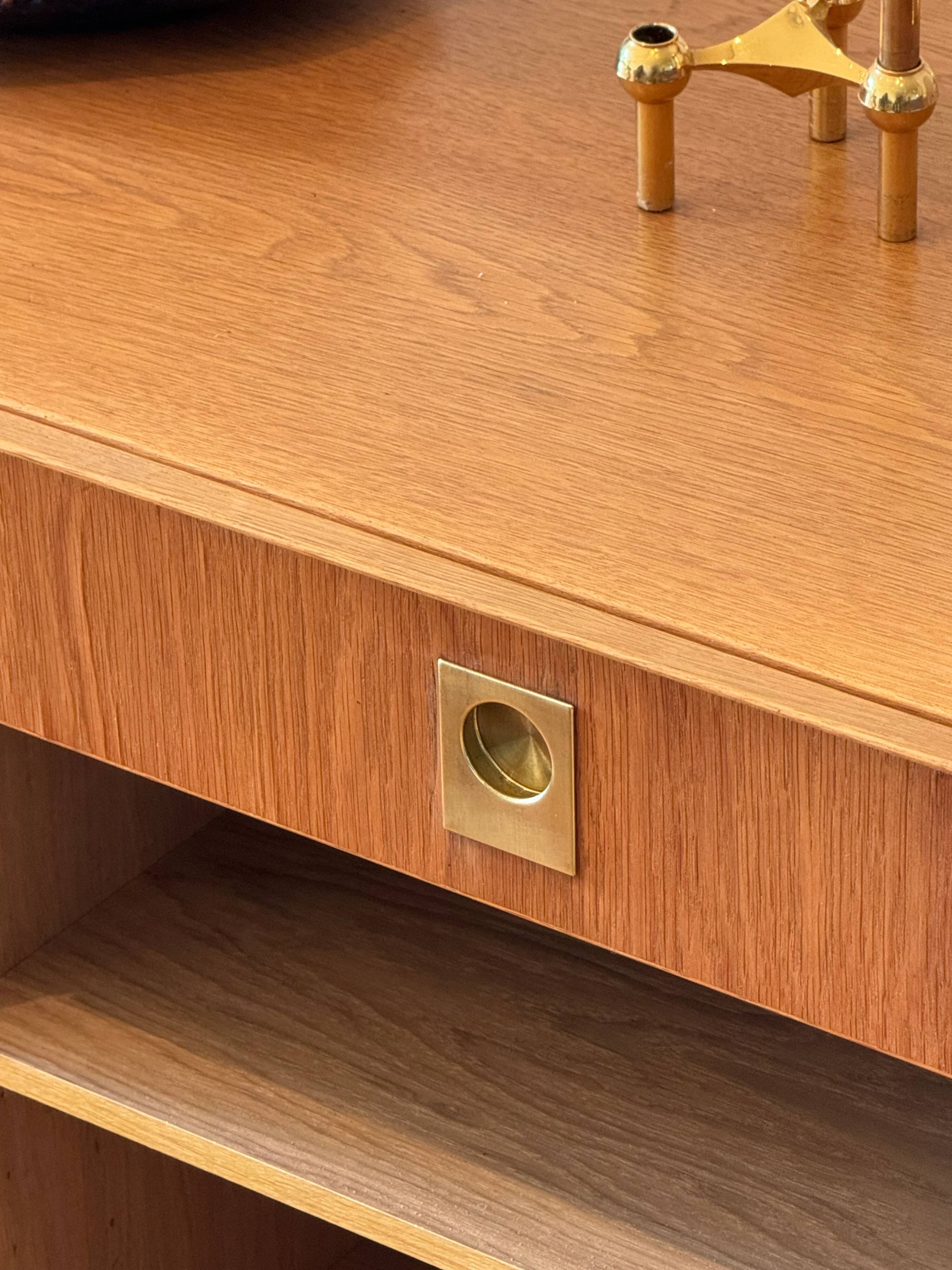 Vintage Scandinavian oak sideboard "Stina"