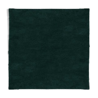 Green "velluto" carpet - 200x200cm