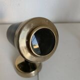 Pair of vintage 1950s Lita Zodiac spotlights by Jacques Biny, black and gold - 16 x 13