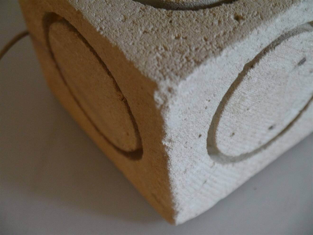 Pair of lamps made of Gard stone, 1970.