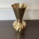 Indian brass swirl vase